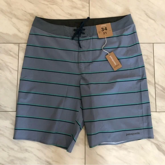 Patagonia Men's Hydropeak 21 'Light Plume Grey' Boardshorts 86480-SP22